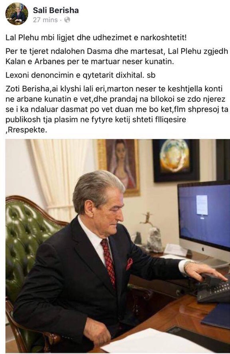 Ja hodhi koronavirusit por sot në ditën e shëndetit mendor Saliu “rrëshket” ! Akuzon Veliajn për kunatin imagjinar: Mos e ka fjalën për kunatin e Lulit se Erion është edhe ai?!