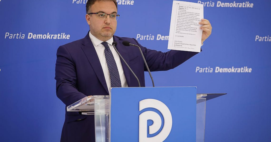 “Shqipërisë t’i ndërpriten negociatat dhe ndihmat financiare nga fondet e BE-së”, reagon sekretari i Bashës i hetuar për abuzime me tendera “Shqipërisë t’i ndërpriten negociatat dhe ndihmat financiare nga fondet e BE-së”, reagon sekretari i Bashës i hetuar për abuzime me tendera