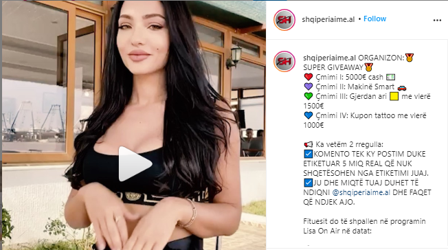 E fundit/ 5000 euro cash, makinë Smart, gjerdan Ari 1500 euro e të tjera çmime: Ky është GIVEAWAY më i madh i organizuar ndonjëherë në Shqipëri