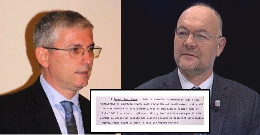 Ardian Ndreca i publikon dosjen, Auron Tare: Po, shikoja revista të ndaluara dhe i “vodha” 50 lekë shokut, po ti sapo konfirmove lidhjet me Sigurimin Ardian Ndreca i publikon dosjen, Auron Tare: Po, shikoja revista të ndaluara dhe i “vodha” 50 lekë shokut, po ti sapo konfirmove lidhjet me Sigurimin