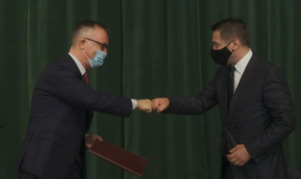 Arben Ahmetaj firmos marrëveshjen 95 milionë euro me Italinë/ Ja ku do përdoren Arben Ahmetaj firmos marrëveshjen 95 milionë euro me Italinë/ Ja ku do përdoren