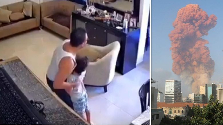 Pamje ngjethëse nga Bejruti/ Babai i tmerruar nuk di si të reagojë, fut poshtë tavolinës fëmijën Pamje ngjethëse nga Bejruti/ Babai i tmerruar nuk di si të reagojë, fut poshtë tavolinës fëmijën