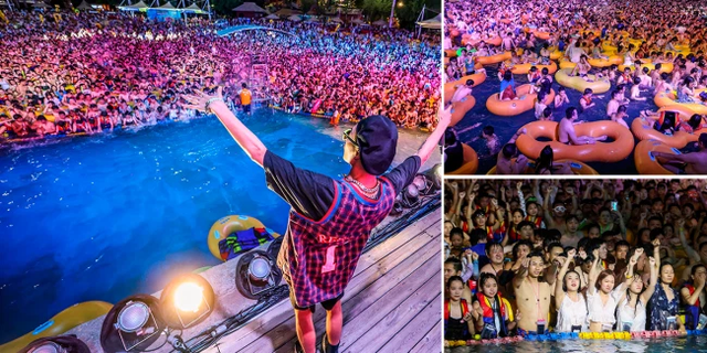 Video nga Wuhan/ Mbahen festa masive në pishinë, në vendin e origjinës së koronavirusit