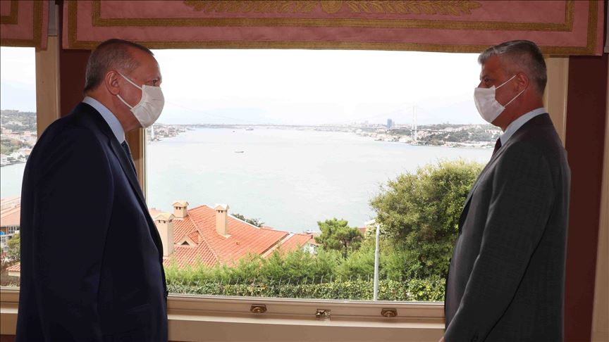 Pas Ramës, Erdogan takohet me Thaçin në Stamboll