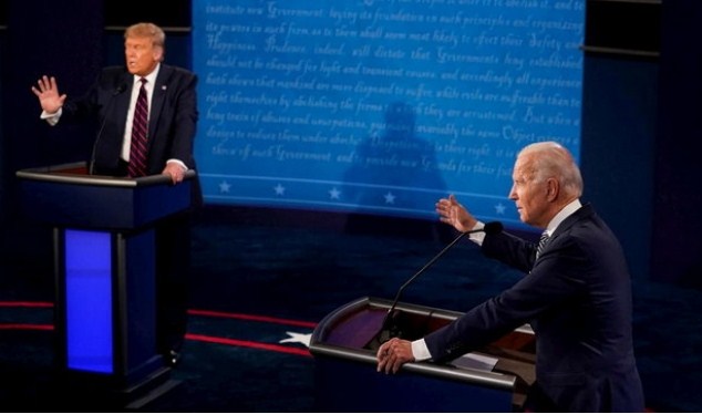 Debati Trump-Biden u pa nga 63 milionë amerikanë Debati Trump-Biden u pa nga 63 milionë amerikanë