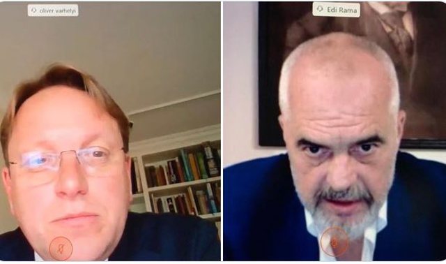 Komisioneri Varhelyi bisedë me Ramën: Presim që Shqipëria të përparojë në rrugën drejt BE Komisioneri Varhelyi bisedë me Ramën: Presim që Shqipëria të përparojë në rrugën drejt BE