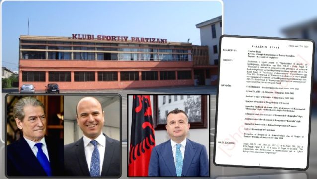 Balla: Nëse dosjes së privatizimit të sport klub Partizanit do t’i shkohet deri në fund vëtëm për këtë Sali Berisha shkon në burg Balla: Nëse dosjes së privatizimit të sport klub Partizanit do t’i shkohet deri në fund vëtëm për këtë Sali Berisha shkon në burg