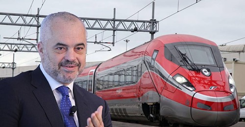 Nis puna e hekurudhës, Rama bën realitet trenin modern. Tiranë – Durrës për… Nis puna e hekurudhës, Rama bën realitet trenin modern. Tiranë – Durrës për…