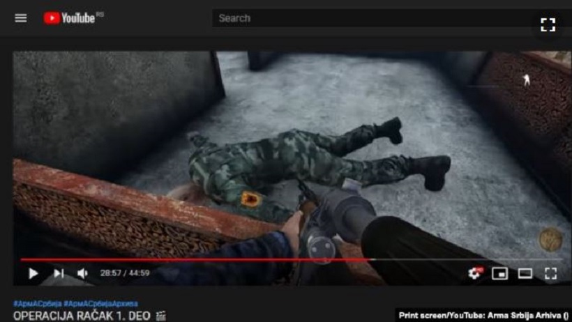 E turpshme/ Në Serbi luhen videolojëra me krime lufte, në njërën paraqitet vrasja e Adem Jasharit dhe lufta me UÇK