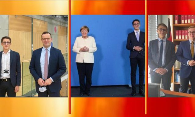 Është vetëm 15-vjeç, njihuni me shqiptarin që punon në zyrën e kancelares Angela Merkel Është vetëm 15-vjeç, njihuni me shqiptarin që punon në zyrën e kancelares Angela Merkel
