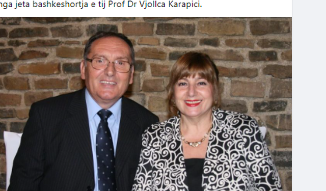 Mëngjes i trishtë! Covid-19 një javë më parë i mori bashkëshortin e saj, sot u nda parakohe nga jeta edhe pedagogia e njohur e Universitetit të Tiranës Mëngjes i trishtë! Covid-19 një javë më parë i mori bashkëshortin e saj, sot u nda parakohe nga jeta edhe pedagogia e njohur e Universitetit të Tiranës