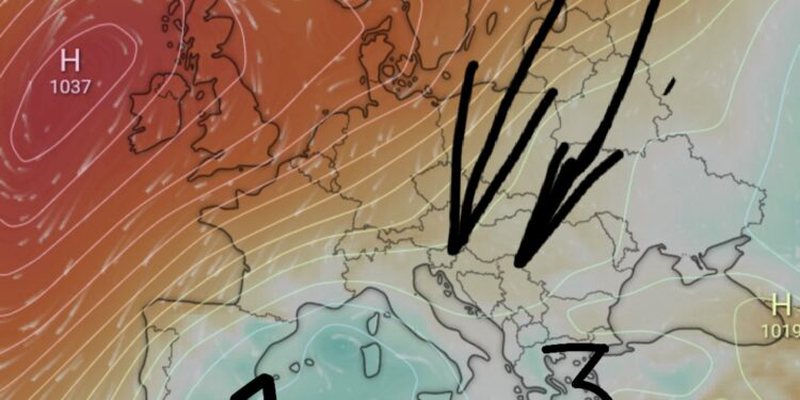 Afrohet cikloni i fuqishëm, do të ‘godasë’ edhe Shqipërinë: Ja çfarë do të ndodhë të dielën në mbrëmje! Afrohet cikloni i fuqishëm, do të ‘godasë’ edhe Shqipërinë: Ja çfarë do të ndodhë të dielën në mbrëmje!