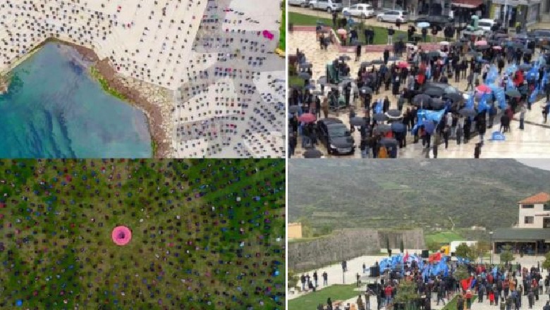 Rama publikon foto krahasuese nga takimet e PS dhe PD: Kur politika kuron e shëron dhe kur politika sëmur e dëmton Rama publikon foto krahasuese nga takimet e PS dhe PD: Kur politika kuron e shëron dhe kur politika sëmur e dëmton