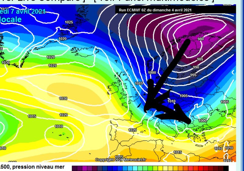 ‘Çmendet’ moti / Po afrohet cikloni i fuqishëm i mesjavës! ‘Çmendet’ moti / Po afrohet cikloni i fuqishëm i mesjavës!