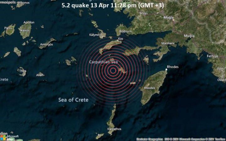 Greqia tronditet nga tërmeti 5.2 ballë, lëkundjet ndihen dhe në jug të Shqipërisë