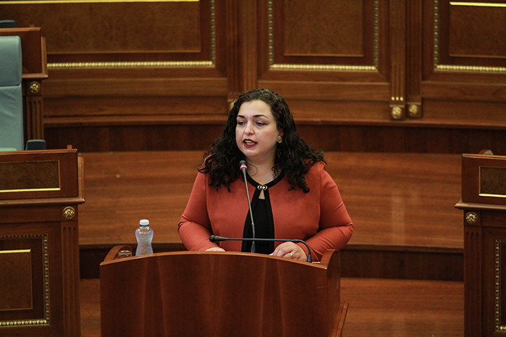Vjosa Osmani zgjidhet presidente e Kosovës