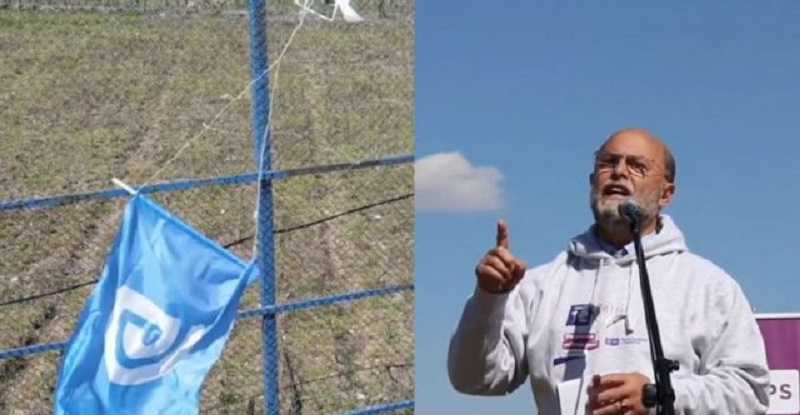 Ngriti me dron flamurin e PD-së në takimin elektoral të PS-së, procedohet penalisht i riu tropojan