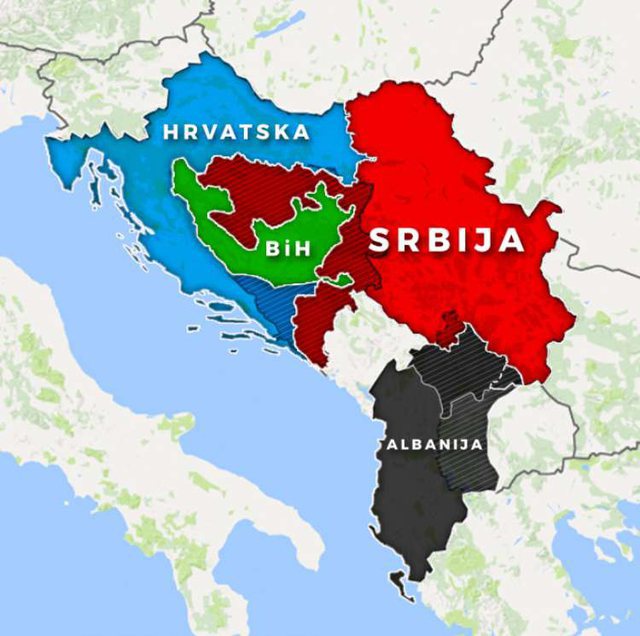 Publikohet dokumenti që po shkakton ‘tërmet’ në Ballkan: Shqipëria e Kosova do të bashkohen, një pjesë i kalon Serbisë