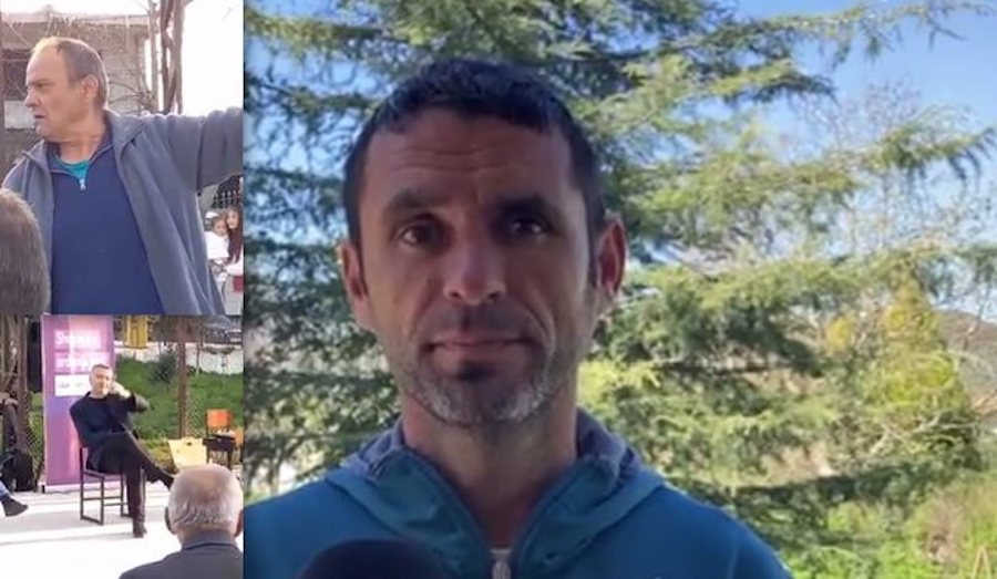 VIDEO/ Qytetari që filmoi incidentin në takimin elektoral të PS pretendon se është kërcënuar: Ja çfarë më tha ministri Klosi