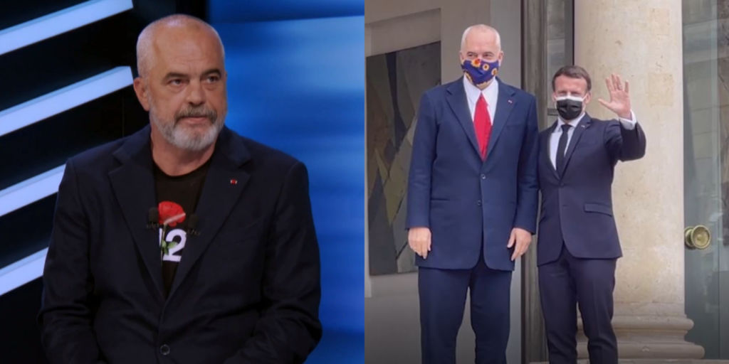 Fotoja me Macron, Rama: E kam mik, edhe kur mos të jem kryeministër! Të mos e bëja?