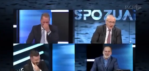 VIDEO/ “Në do luftojmë deri në fitore”, në studio plas e qeshura me lot për deklaratën e Bashës. Ylli Rakipi detyrohet të fusë reklamat