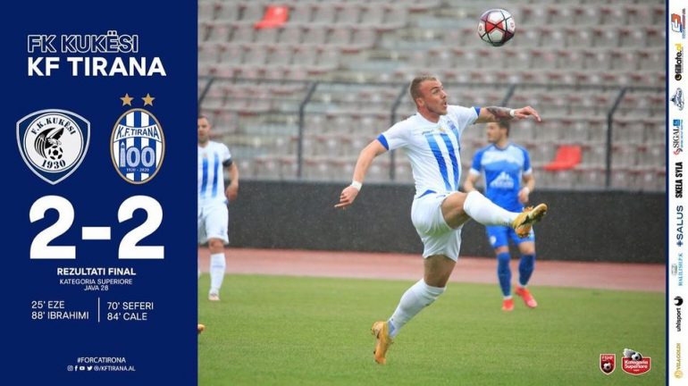 VIDEO/ Përmbysje e çmendur e Partizanit, Kukësi kap në fund Tiranën, festival golash për një pikë VIDEO/ Përmbysje e çmendur e Partizanit, Kukësi kap në fund Tiranën, festival golash për një pikë