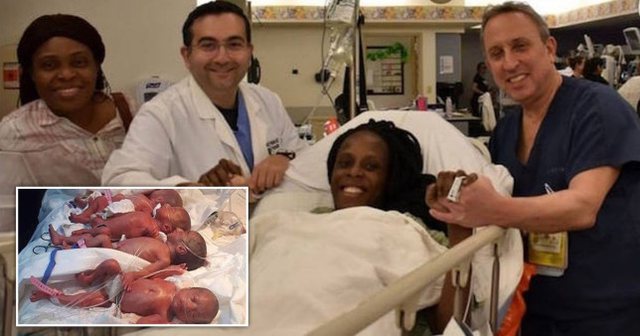 Çuditet stafi mjekësor, 25-vjeçarja sjell në jetë 9 fëmijë Çuditet stafi mjekësor, 25-vjeçarja sjell në jetë 9 fëmijë