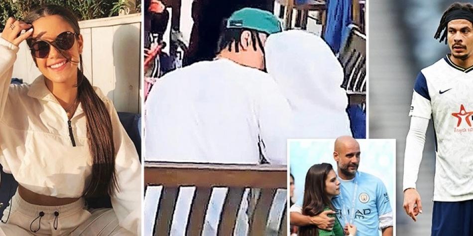 Ylli i Tottenham kapet “mat” duke u puthur me vajzën e Pep Guardiolës