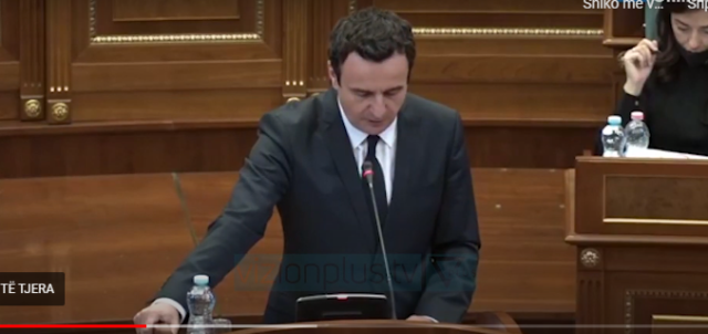 Albin Kurti e merr me nge, pas dy muajsh prezanton programin qeverisës. Kthesa: Të tentojmë të pajtohemi në dialogun me Serbinë Albin Kurti e merr me nge, pas dy muajsh prezanton programin qeverisës. Kthesa: Të tentojmë të pajtohemi në dialogun me Serbinë