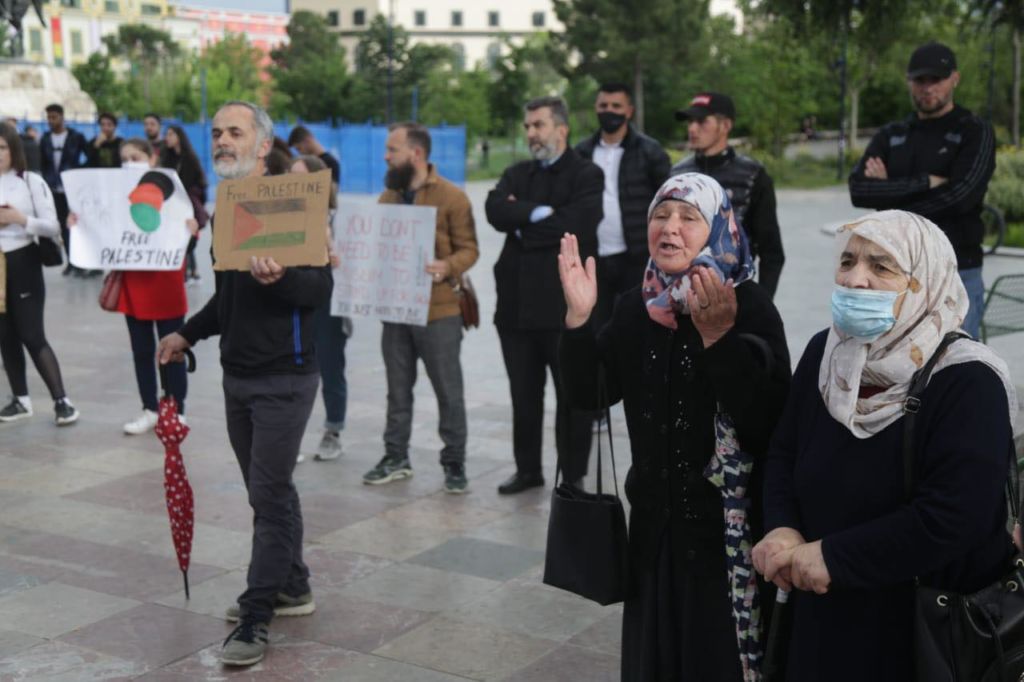 Kush po proteston kundër Izraelit e pro Palestinës në Tiranë