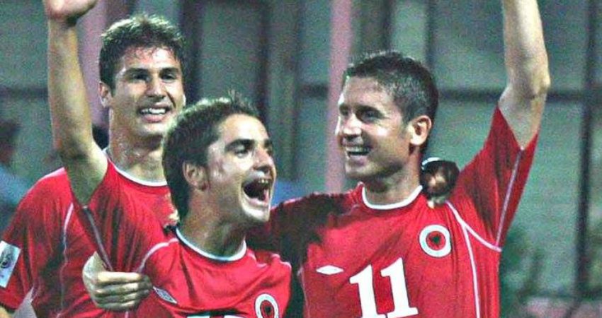 Kur Shqipëria mposhti kampionët e Europës Kur Shqipëria mposhti kampionët e Europës