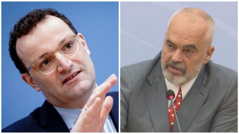 “Përplasja” Rama-Spahn për përhapjen e COVID-19! Gazeta gjermane nxjerr blof ministrin gjerman: Përrallë! Shifrat tregojnë që… “Përplasja” Rama-Spahn për përhapjen e COVID-19! Gazeta gjermane nxjerr blof ministrin gjerman: Përrallë! Shifrat tregojnë që…