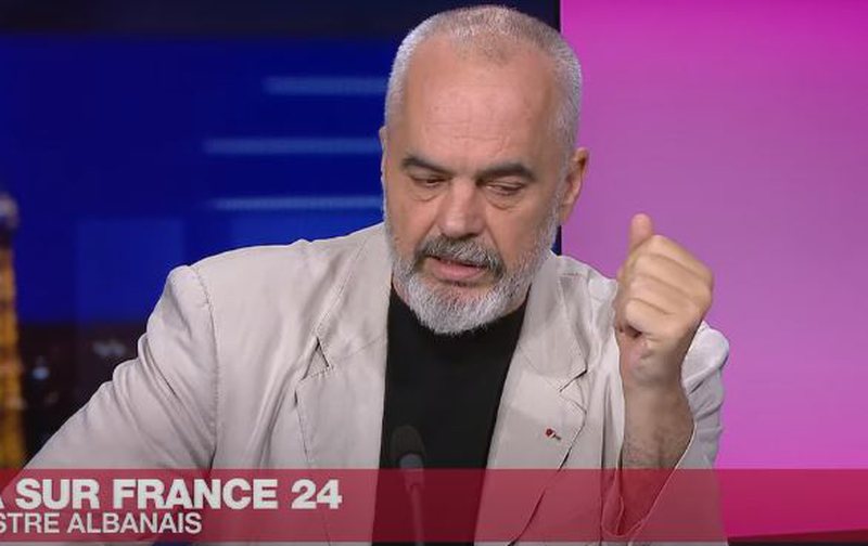 Kryeministri Rama për ‘France 24’ : Ky është një lajm shumë i rëndësishëm Kryeministri Rama për ‘France 24’ : Ky është një lajm shumë i rëndësishëm