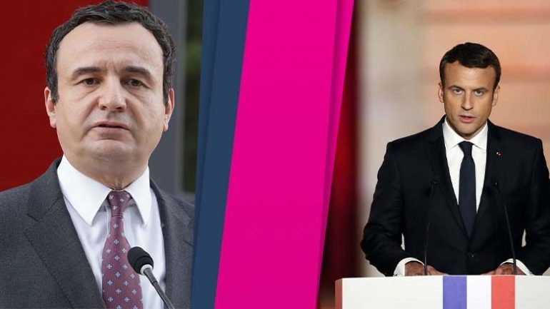 Albin Kurti: Macron më pyeti se çfarë është e gatshme Kosova t’i japë Serbisë për njohjen Albin Kurti: Macron më pyeti se çfarë është e gatshme Kosova t’i japë Serbisë për njohjen