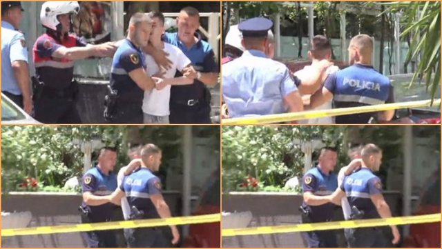 Kaloi më forcë rrethimin e policisë dhe shpërtheu në lot kur pa viktimën, efektivët largojnë të miturin nga vendngjarja Kaloi më forcë rrethimin e policisë dhe shpërtheu në lot kur pa viktimën, efektivët largojnë të miturin nga vendngjarja