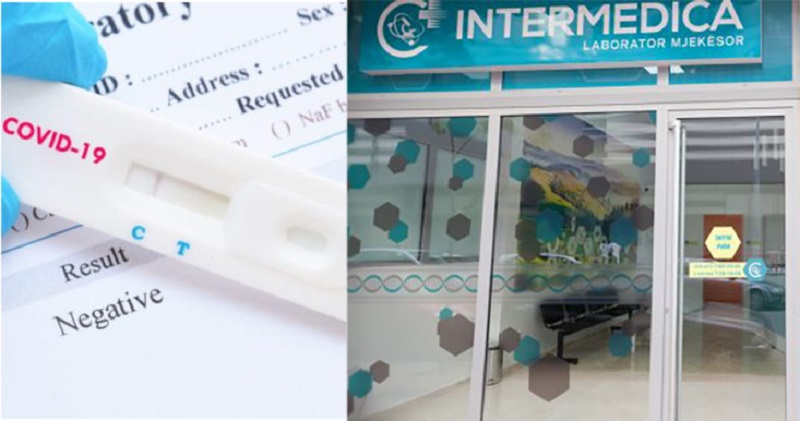VIDEO/ Ja si shitet përgjigja e tamponit për udhëtarët tek klinika “Intermedica”… pa e bërë testin fare VIDEO/ Ja si shitet përgjigja e tamponit për udhëtarët tek klinika “Intermedica”… pa e bërë testin fare