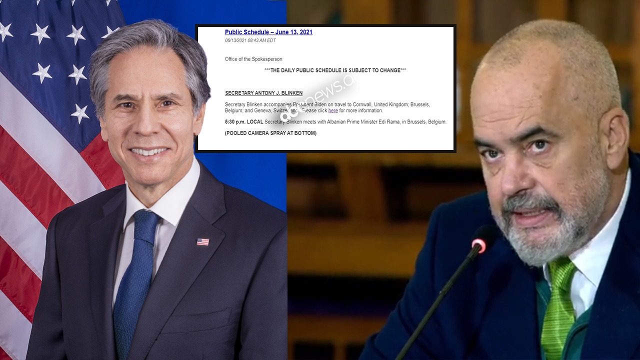 DASH jep lajmin surprizë! Rama-Blinken takim “blic” sot në Bruksel DASH jep lajmin surprizë! Rama-Blinken takim “blic” sot në Bruksel