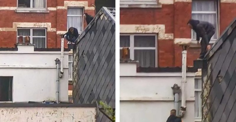 Videoja e frikshme që po “thyen” rrjetin! Po jepte intervistë ‘live’: Kryebashkiaku përballet me situatën e rëndë! Shihni çfarë ndodh pas krahëve të tij