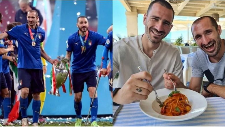 Bonucci e Chiellini tallen keq me anglezët: A doni makarona?! Bonucci e Chiellini tallen keq me anglezët: A doni makarona?!