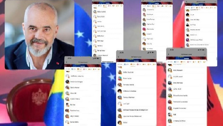 Padituria i nxjerr zbuluar! Sulme të orkestruara nga Kosova me pagesë mbi faqen e kryeministrit Rama në Facebook nga ushtarët e Albinit, që Kosovën e “nxorri nga vatha dhe e futi në bunkier” Padituria i nxjerr zbuluar! Sulme të orkestruara nga Kosova me pagesë mbi faqen e kryeministrit Rama në Facebook nga ushtarët e Albinit, që Kosovën e “nxorri nga vatha dhe e futi në bunkier”