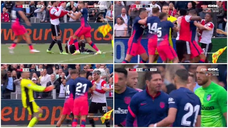 VIDEO/ Ndeshja miqësore midis dy ekipeve të njohura europiane i’a u kalon ekipeve “të zuluve” kthehet në një përleshje masive VIDEO/ Ndeshja miqësore midis dy ekipeve të njohura europiane i’a u kalon ekipeve “të zuluve” kthehet në një përleshje masive