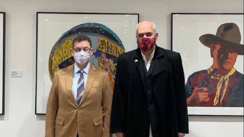 Rama vizitë në SHBA, takim me drejtorin e “Pfizer”! Poston foto dhe ka një mesazh të rëndësishëm Rama vizitë në SHBA, takim me drejtorin e “Pfizer”! Poston foto dhe ka një mesazh të rëndësishëm