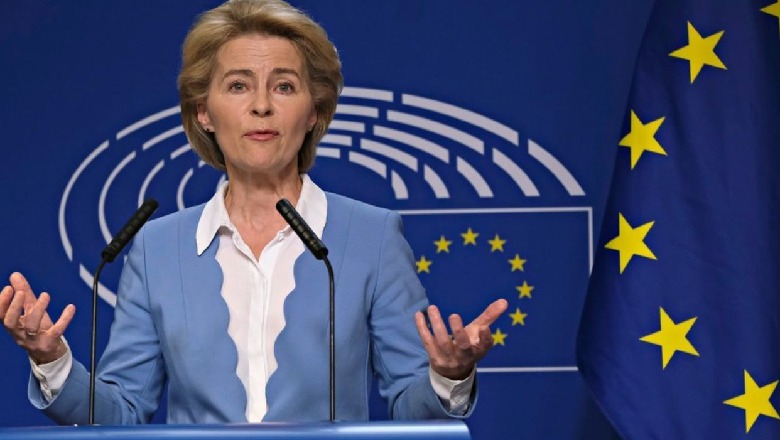 Presidentja e Komisionit Evropian, Von der Leyen viziton Tiranën më 28 shtator: Anëtarësimin e Ballkanit ia kemi detyrim të rinjve që besojnë të ardhmen europiane Presidentja e Komisionit Evropian, Von der Leyen viziton Tiranën më 28 shtator: Anëtarësimin e Ballkanit ia kemi detyrim të rinjve që besojnë të ardhmen europiane