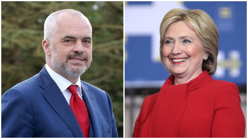 Ish-Zonja e Parë e SHBA-së Hillary Clinton telefonon kryeministrin Edi Rama: Zbardhet biseda e tyre! Ish-Zonja e Parë e SHBA-së Hillary Clinton telefonon kryeministrin Edi Rama: Zbardhet biseda e tyre!