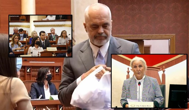 Çfarë telendari! Lulziu kërcënon deputeten më të moshuar të Parlamentit gjatë votimit të Nikollës: Pusho ti, ndërprit votimin! Çfarë telendari! Lulziu kërcënon deputeten më të moshuar të Parlamentit gjatë votimit të Nikollës: Pusho ti, ndërprit votimin!