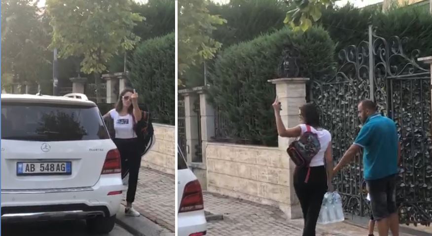 Policia gati për të arrestuar ish-kryeprokurorin Adriatik Llalla, gruaja e tij u tregon gishtin e mesit gazetarëve Policia gati për të arrestuar ish-kryeprokurorin Adriatik Llalla, gruaja e tij u tregon gishtin e mesit gazetarëve