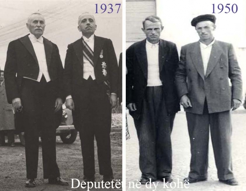 Deputetët në dy kohë, 1937 dhe 1950 kurse koha e tretë… kllounët e sotëm me “Versace dhe Armani” (Foto)