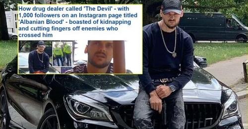 Investigimi i “Daily Mail”, 28-vjeçari nga Tropoja ka vendosur nën kontroll tregëtinë e lëndëve narkotike në Angli, e reklamonte në ‘Instagram’ Investigimi i “Daily Mail”, 28-vjeçari nga Tropoja ka vendosur nën kontroll tregëtinë e lëndëve narkotike në Angli, e reklamonte në ‘Instagram’