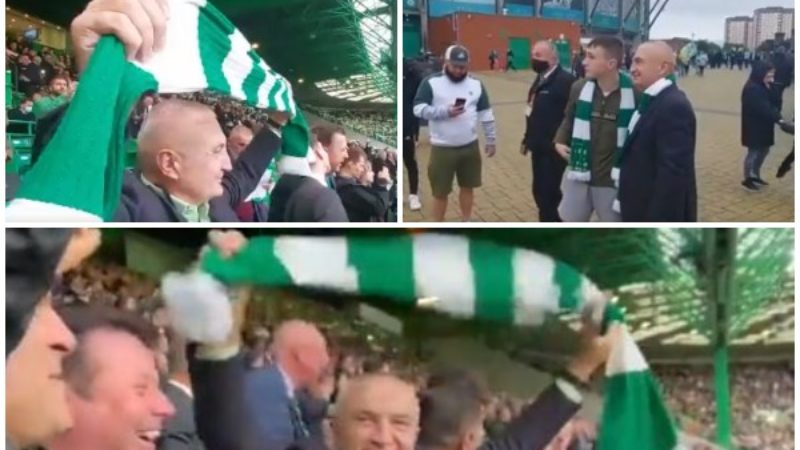 VIDEO/ Çmendet Ilir Meta, lë Presidencën dhe marr avionin e shfaqet si ultras në… Skoci