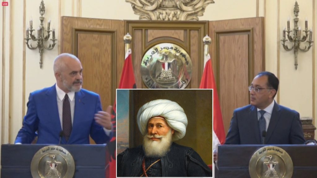 Rama kujton udhëheqësin shqiptar të Egjiptit: Në kohën e tij, vendi ishte si “ëndrra amerikane” e orientit Rama kujton udhëheqësin shqiptar të Egjiptit: Në kohën e tij, vendi ishte si “ëndrra amerikane” e orientit